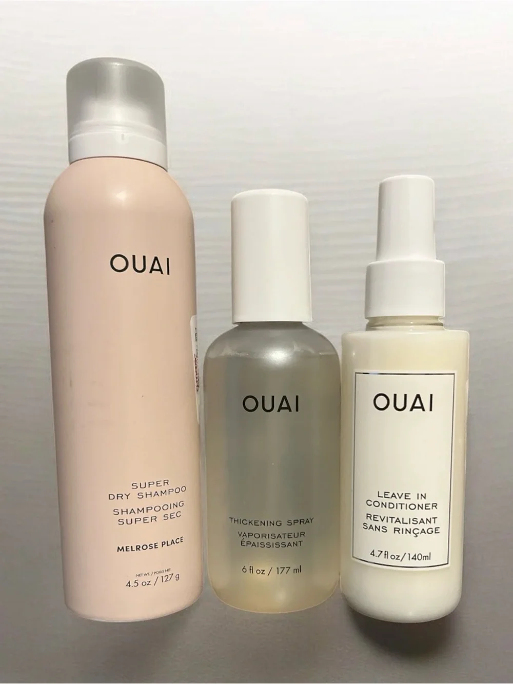OUAI 3 Piece Haircare Set - NEW